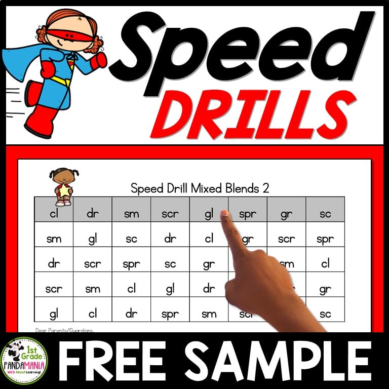 Fluency Speed Drills FREE Sample