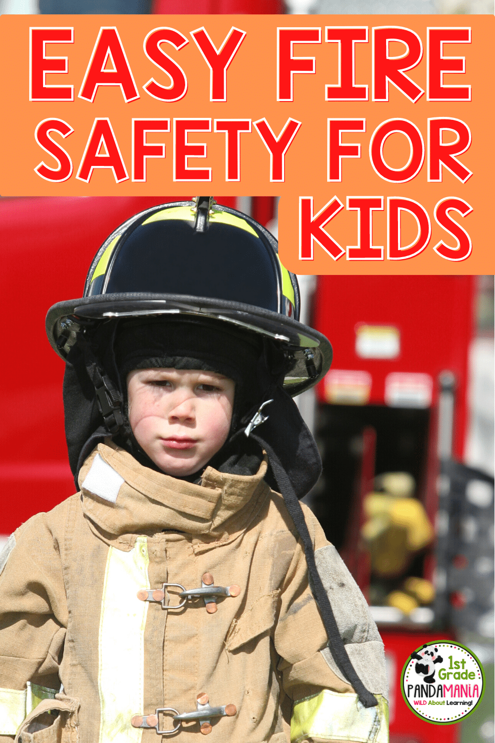 Important Fire Safety Tips With Firefighter Jenna | 1st Grade Pandamania