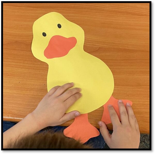 Spring Craft for Kindergarten and 1st Grade Duck with Umbrella Craft 1