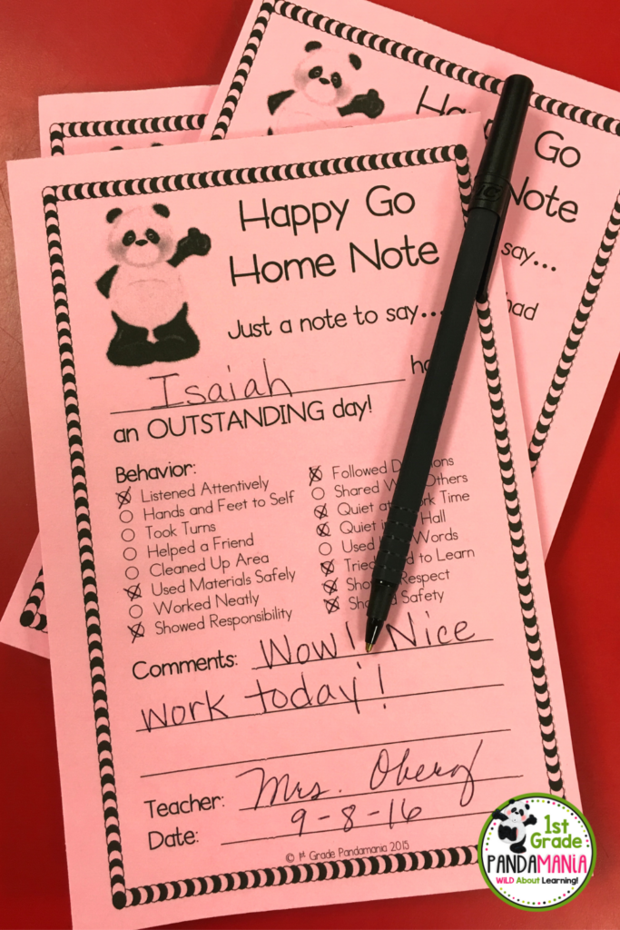 Positive Reward - Happy Go Home Notes! 2