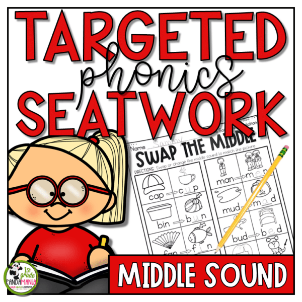 Middle Sounds Worksheets Phonics Activities 1