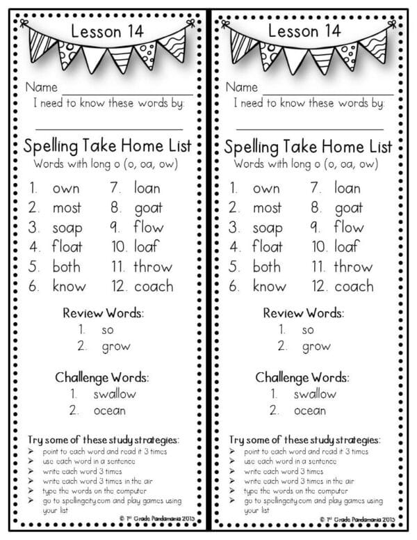 Journeys 2nd Grade Spelling Lists (Weekly) aligned with HMH Journeys 3