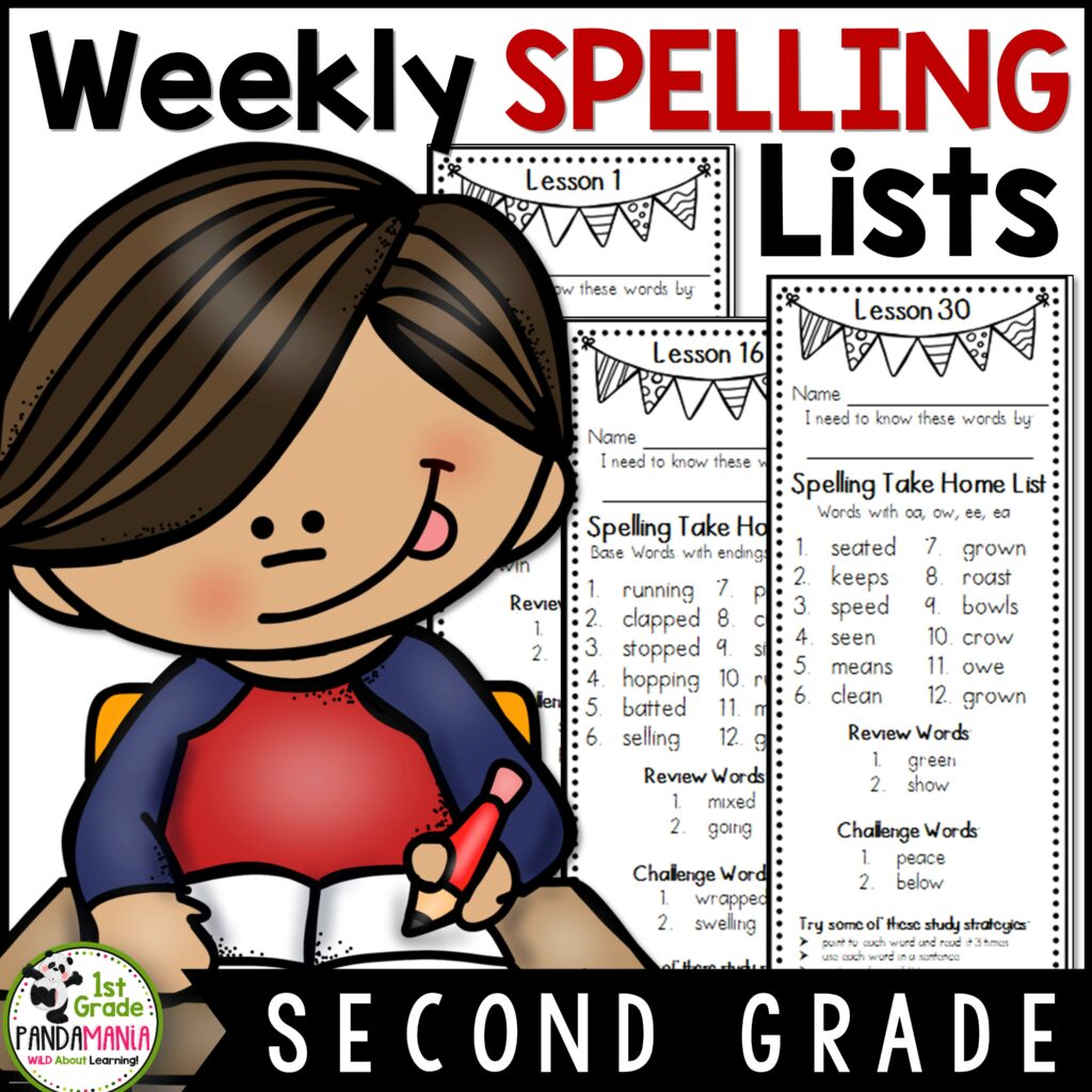 Journeys 2nd Grade Spelling Lists (Weekly) Aligned With HMH Journeys ...