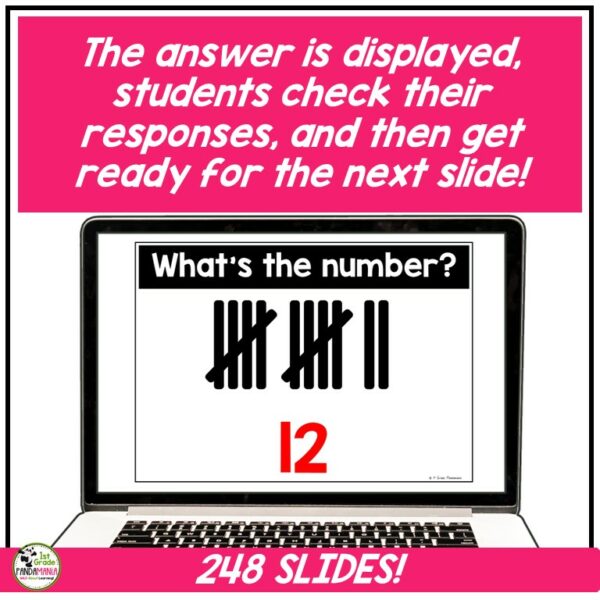 Subitizing Number Sense Activities Engaging PowerPoints Numbers 0-20 6