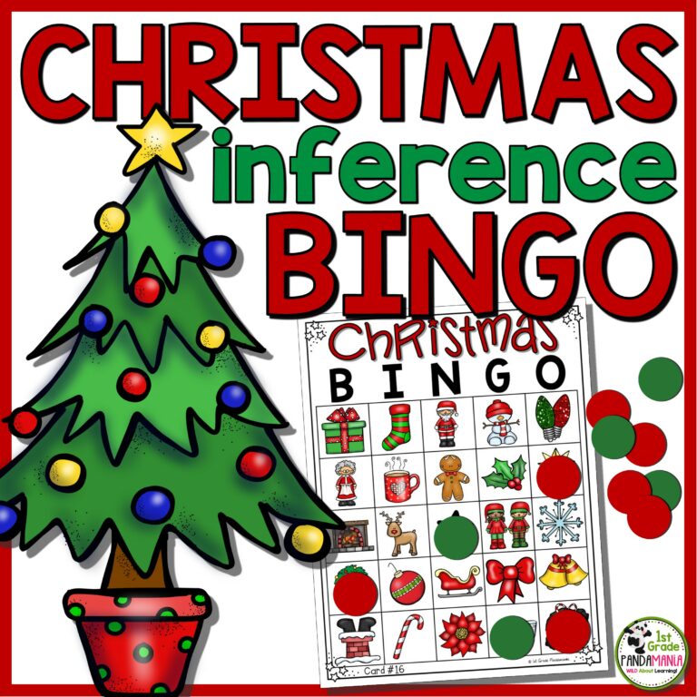 Christmas BINGO Making Inferences with Christmas Pictures