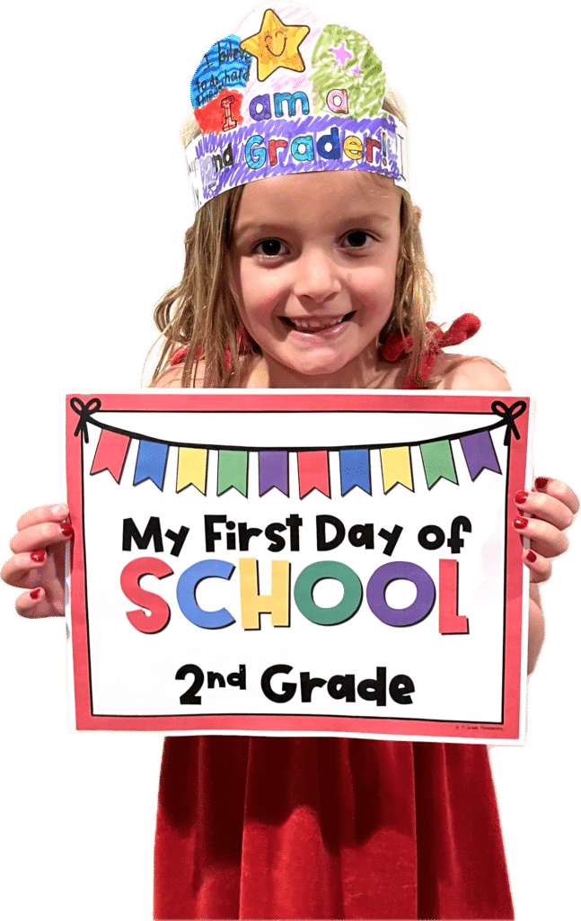 Back to School Activities FREE Signs and Crowns 2