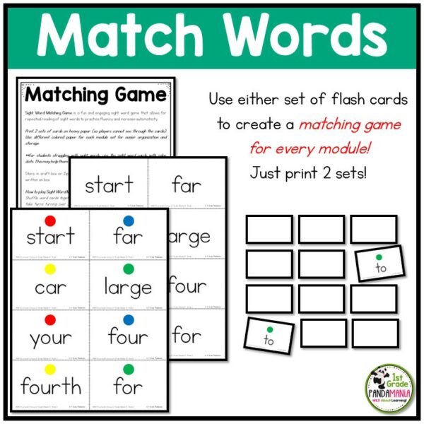 a matching game for kids