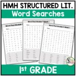 a word search on a white paper