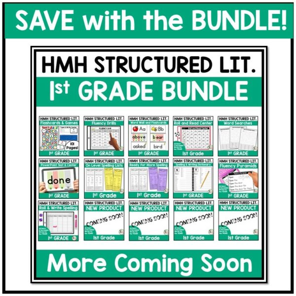 1st Grade Roll and Write Spelling aligned with HMH Into Reading Structured Literacy - Image 5