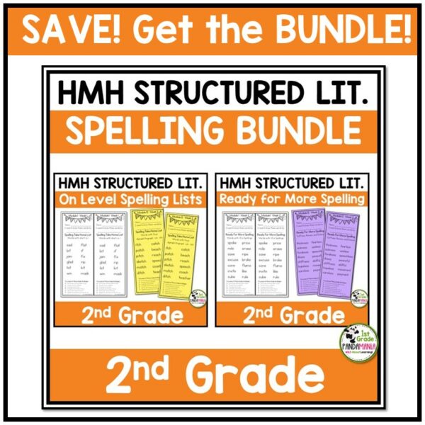 2nd Grade Spelling Lists aligned with HMH Into Reading Structured Lit On Level - Image 5