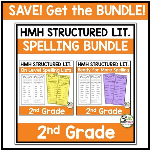 2nd Grade Spelling Lists aligned with HMH Into Reading Structured Lit Ready for More - Image 5